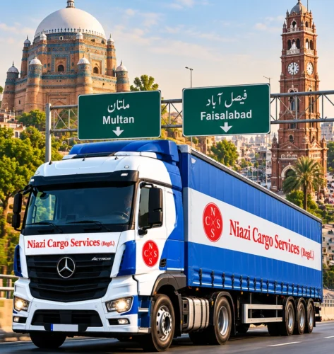 Goods Transport to Multan & Faisalabad
